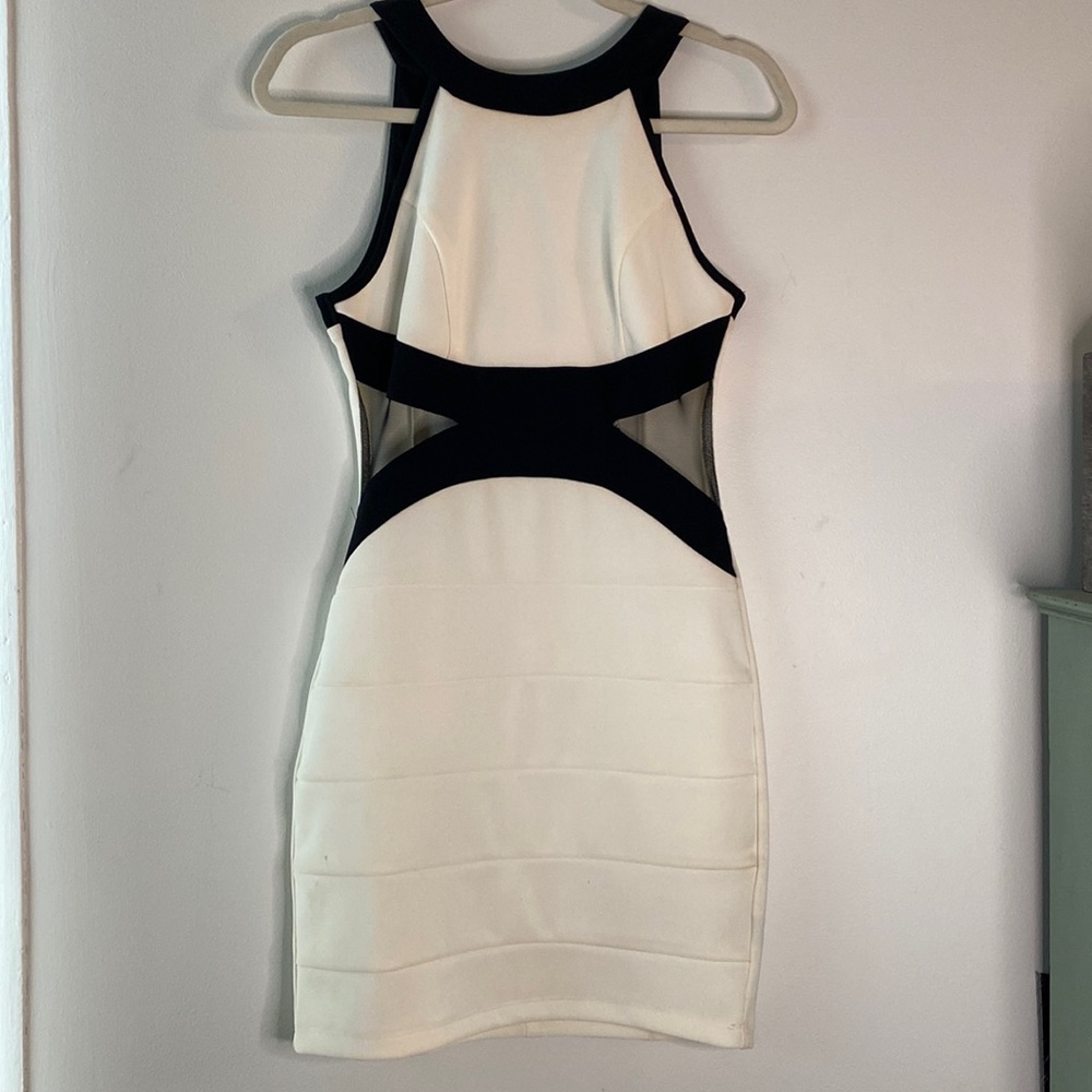 Black and white going out dress